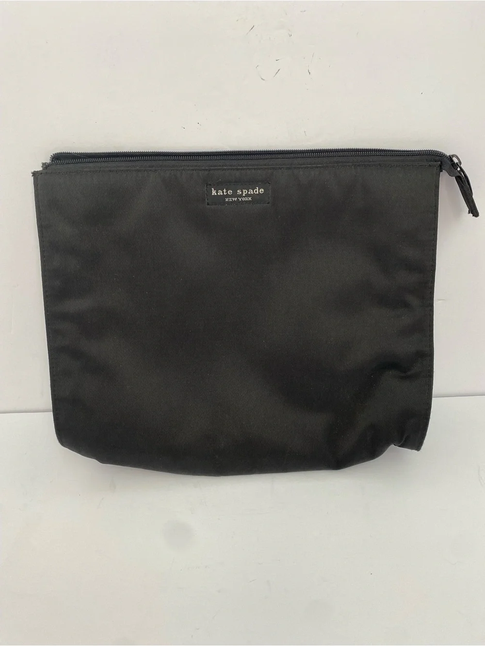 Kate Spade New York Black Nylon Zip Pouch/Cosmetic Bag